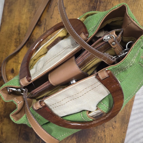 Relic by Fossil Woven Canvas Top Handle Crossbody Bag - Picture 11 of 16